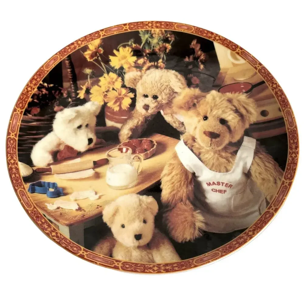 SKU 1503 Formalities by Baum Bros Little Bears Collection Plate At The Kitchen